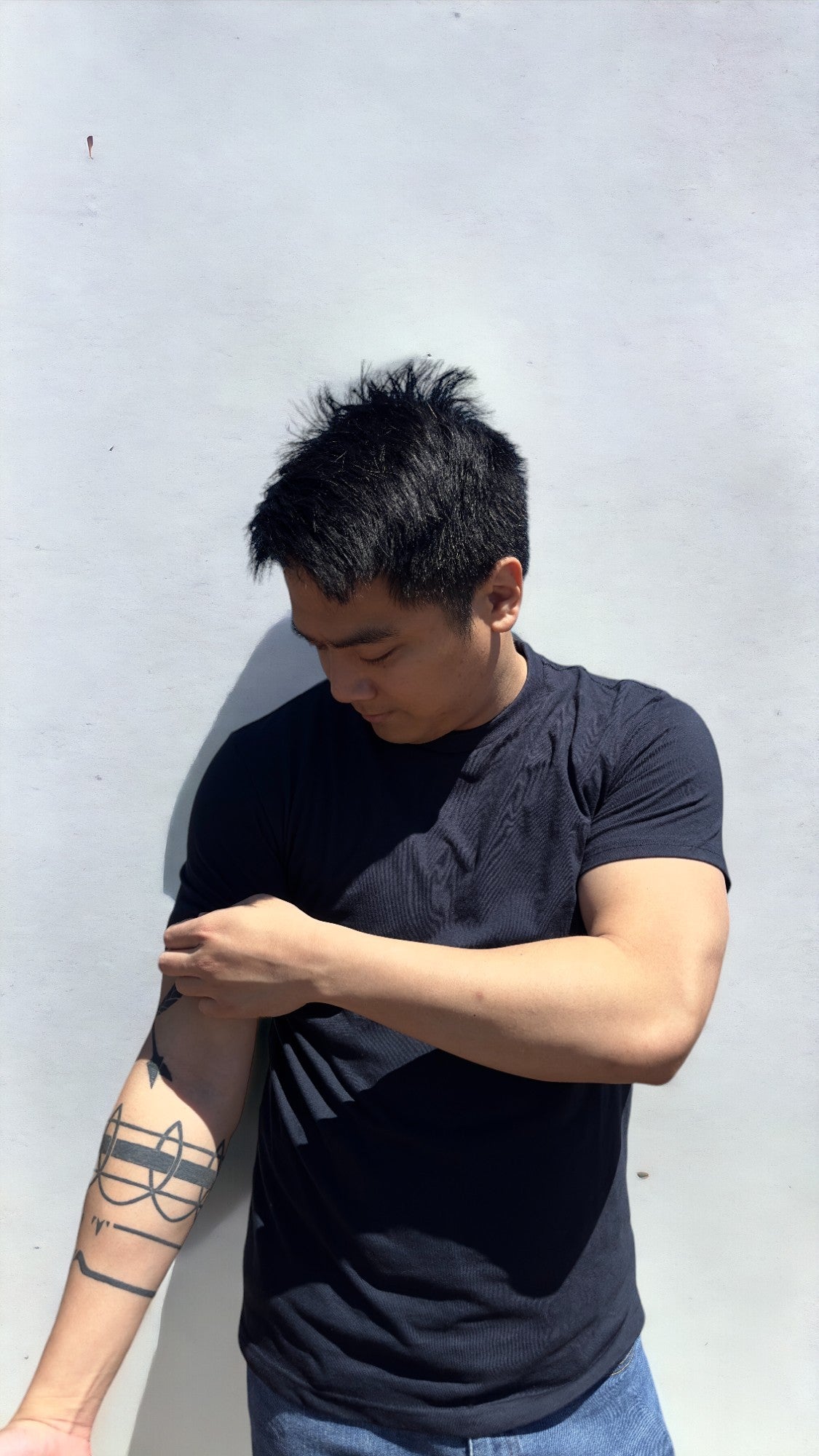 Old Reliable Navy Crew Neck Short Sleeve Shirt